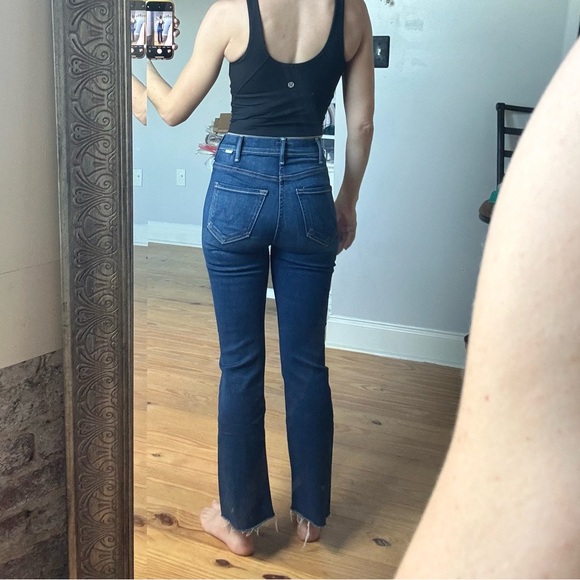 NWT MOTHER The Hustler Ankle Fray Home Movies Size 23 - Picture 6 of 13